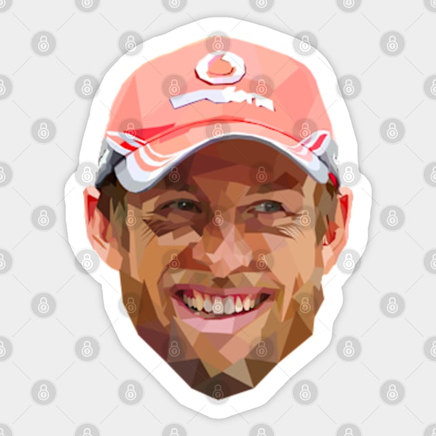 Jenson Button 2009 World Champion Sticker by Worldengine